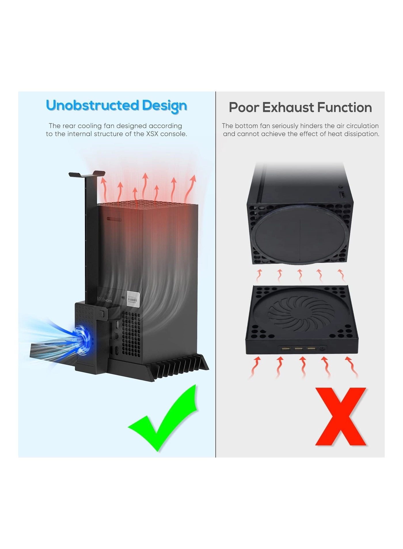 Vertical Cooling Stand - Xbox Series X