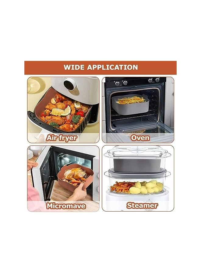 air fryer basket liners - silicone 2pcs