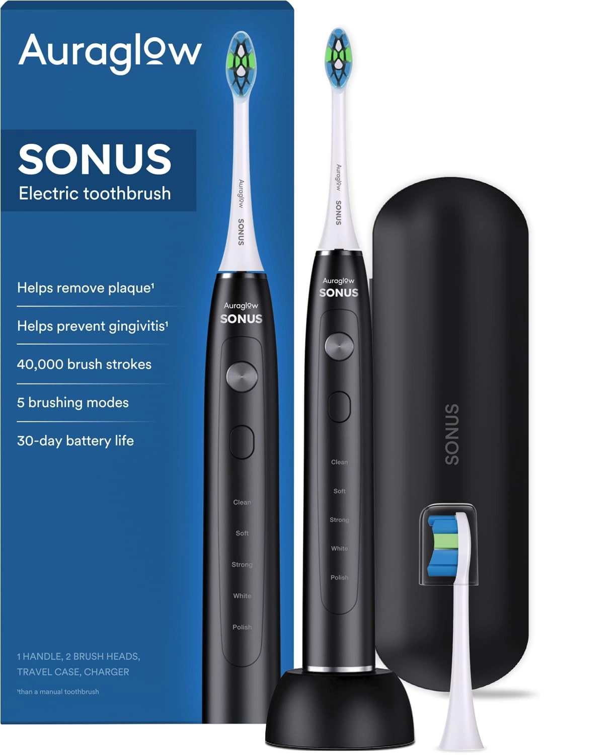 Auraglow AG-01 - Electric Rechargeable Sonic