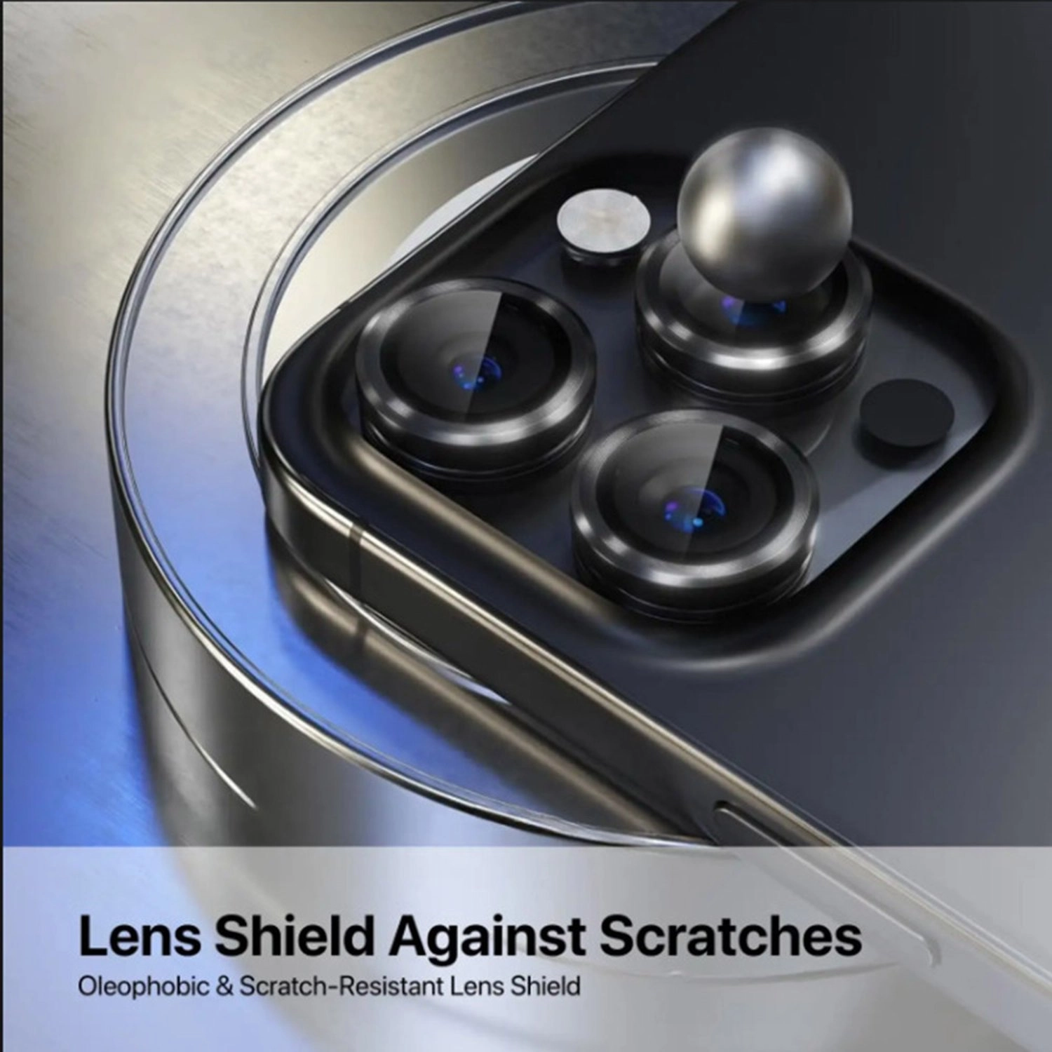 HD Anti-Glare Glass Camera Lens Protector for iPhone 17 Pro and iPhone 17 Pro Max