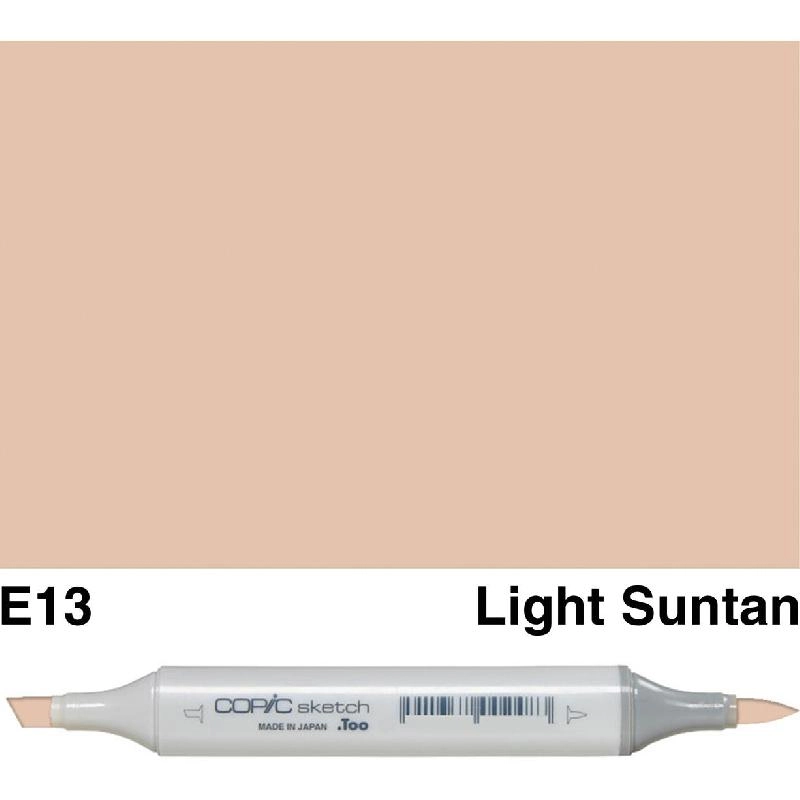 Copic Sketch E-13 - Light Suntan Twin Tip