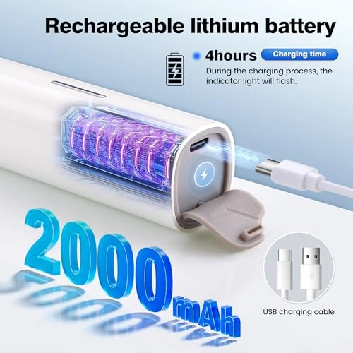 Sweeping Vibrating Electric Toothbrush - 4 Brush Heads 60 Days 3 Modes