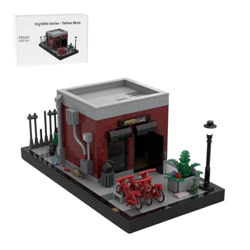 Street View Night Ink Shop - Nightlife Series 692pcs
