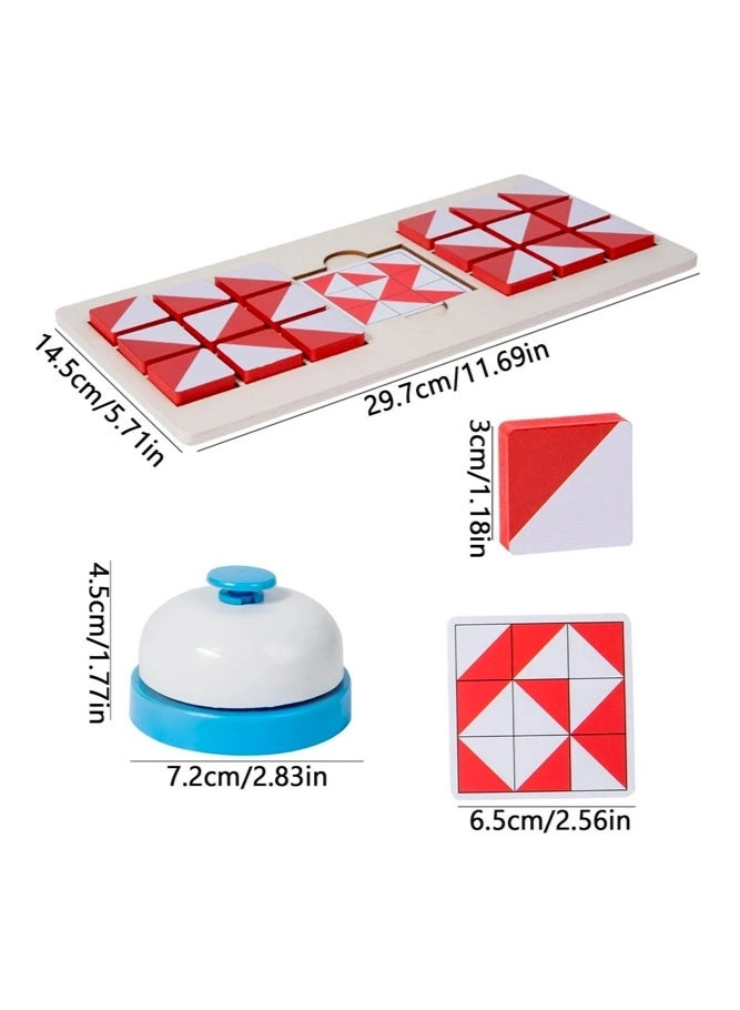 Wooden Speed Pattern Matching Board Game - 3+ Years