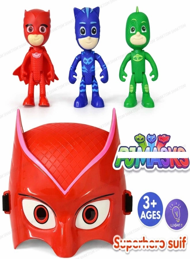 Super-Hero Cartoon Suit Toy Set - 3 pcs