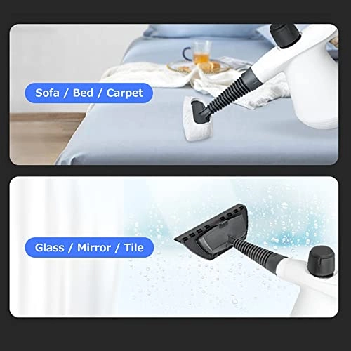 Small Handheld Steam Cleaner - White 1.37 Kilograms