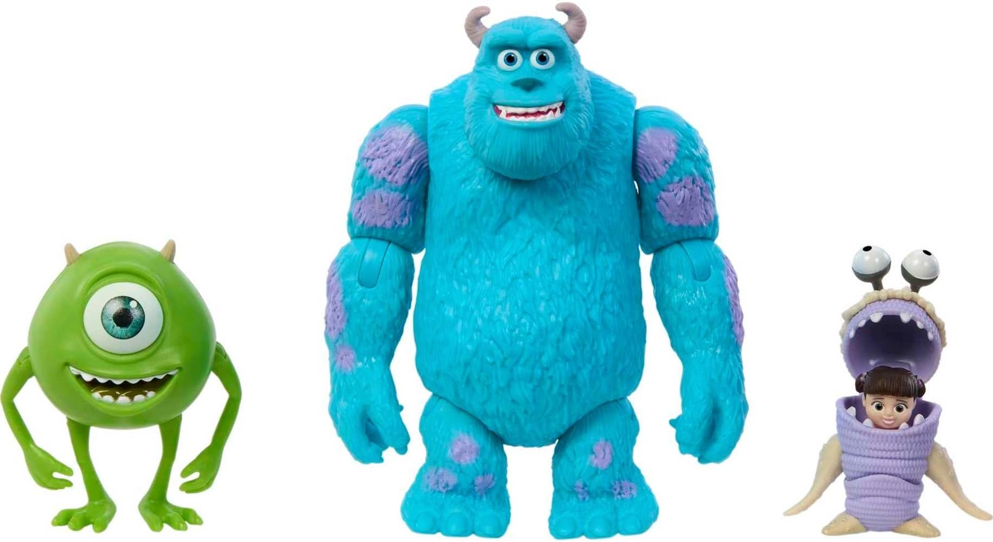Mattel Sulley + Mike Wazowski + Boo - Monsters, Inc