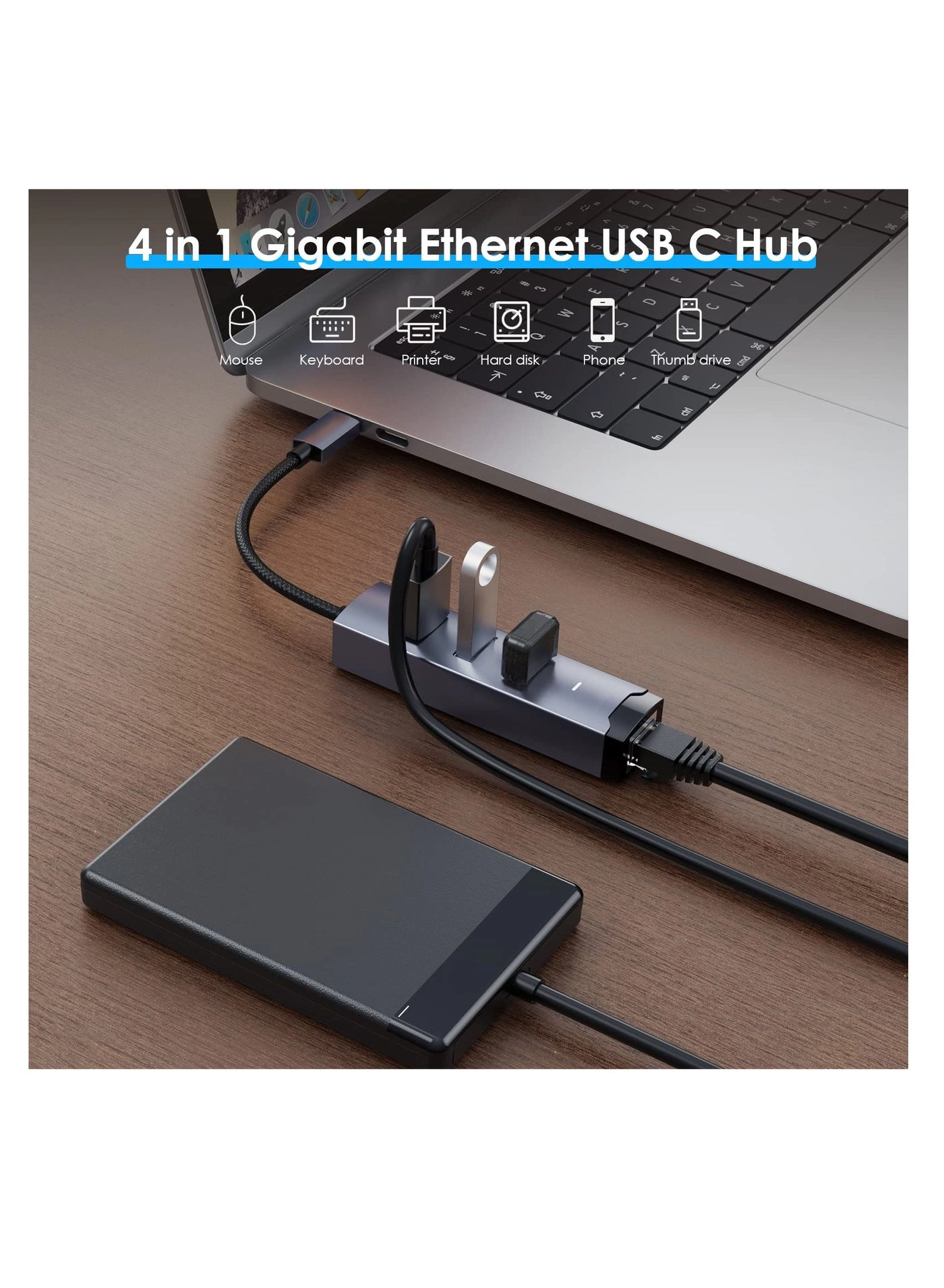 USB C to Ethernet Adapter