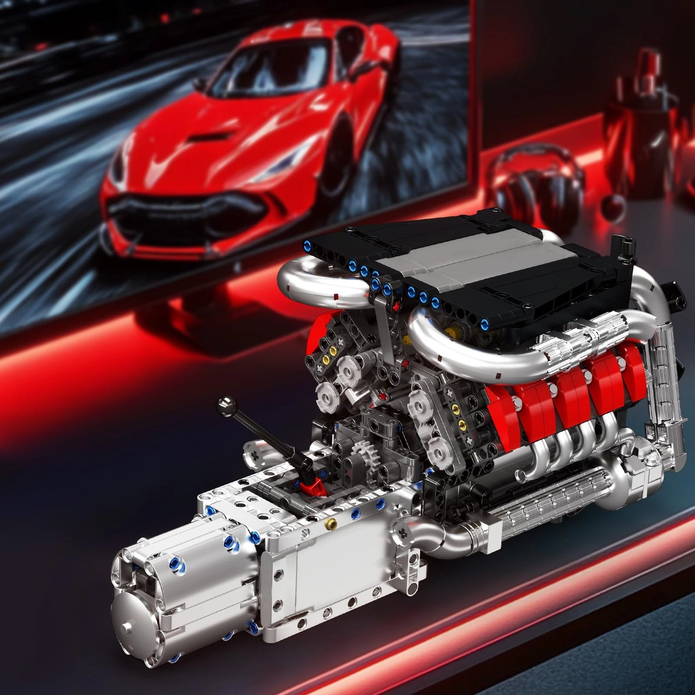 Supercar V8 Engine Transmission Kit (10203)