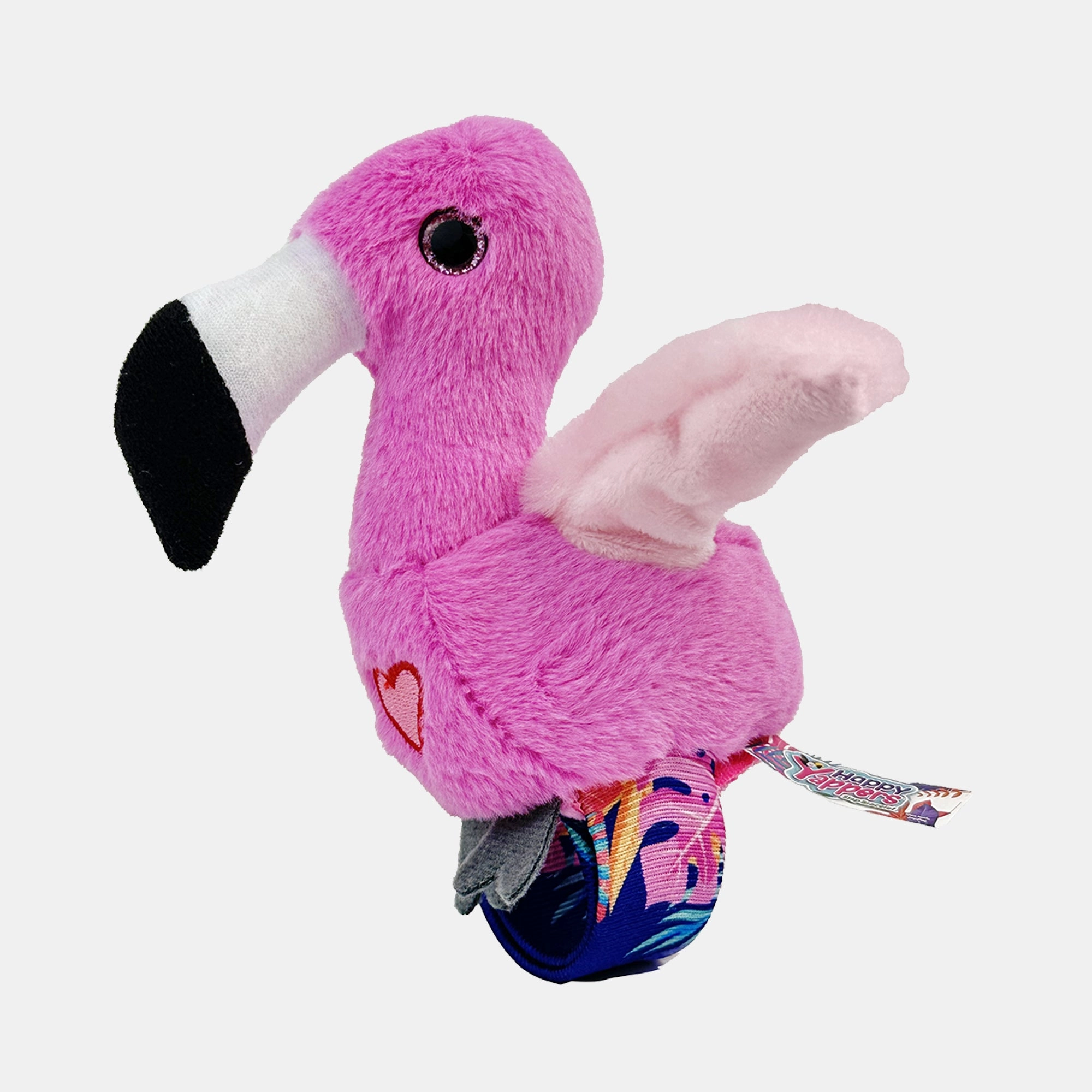 Happy Yappers Flamingo Talking Birds 14 cm Plush - Sound effects