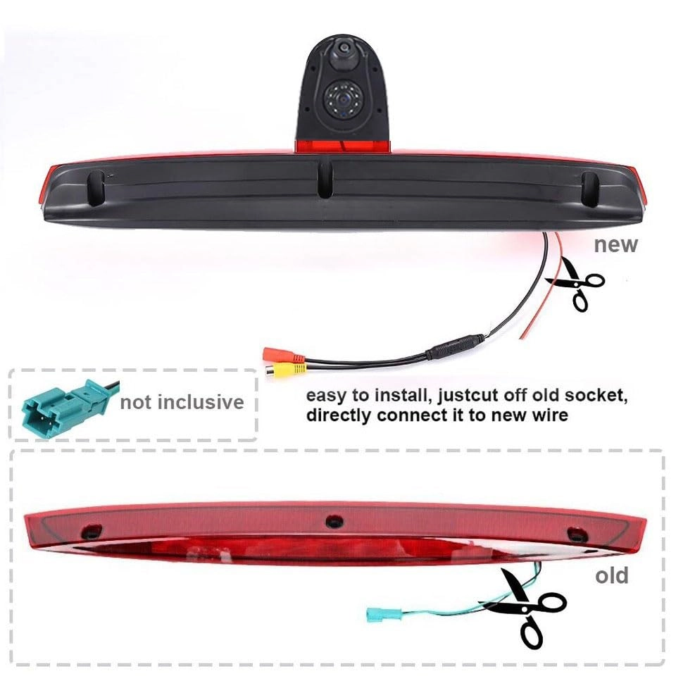 TFT LCD Monitor + Reversing Camera - Night vision 1280 x 720
