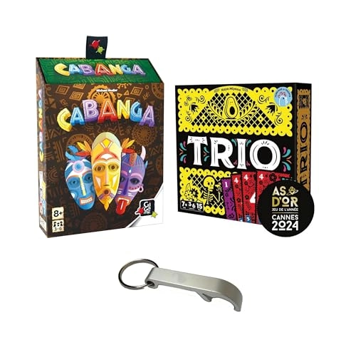 Cabanga - Card Game + Trio + Decap - Bottle Opener