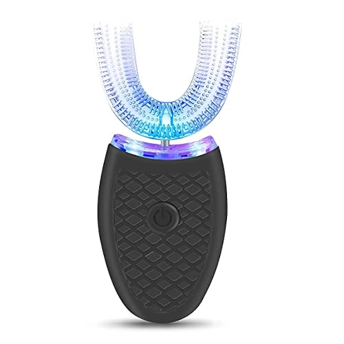 U-Shaped Ultrasonic Toothbrush - 360° Cleaning IPX7 Waterproof Rechargeable