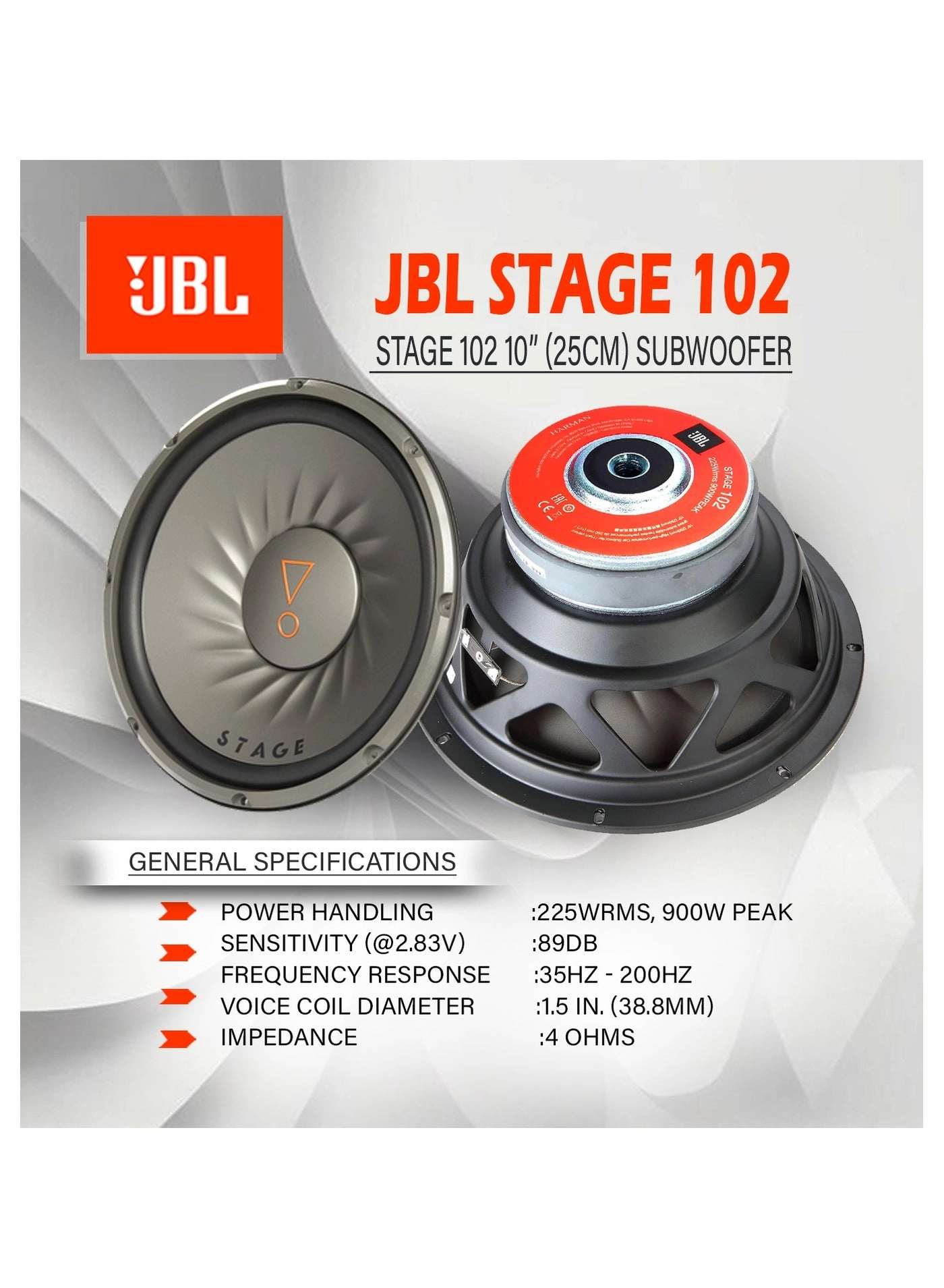 Stage 106 - 900W 10''