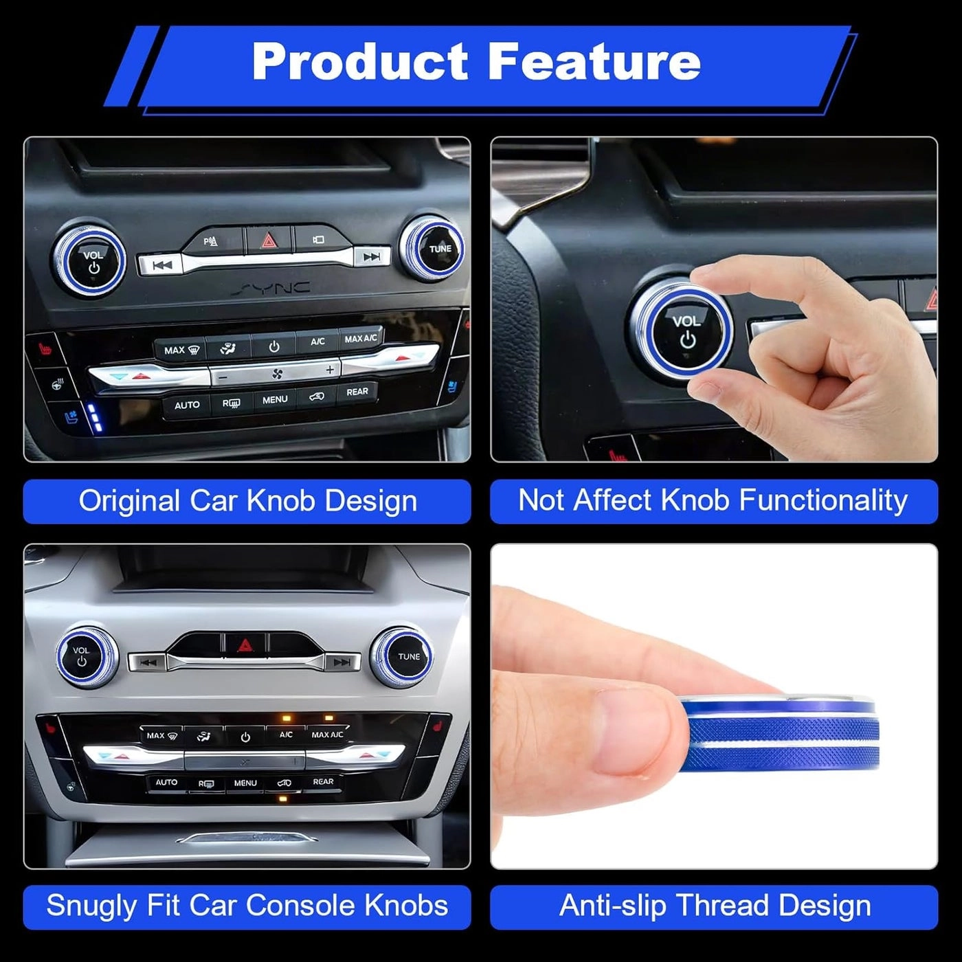 Volume Knob Covers - Ford Explorer 2020-2025