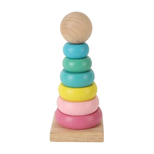 Wooden Stacked Circle Toy - 18 months - 3 years