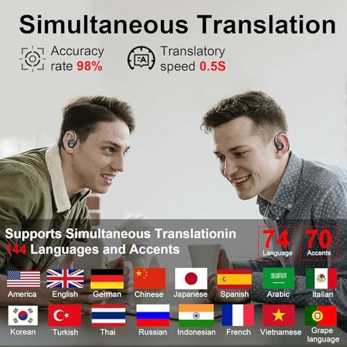 AI Translation Earbuds - 144 languages