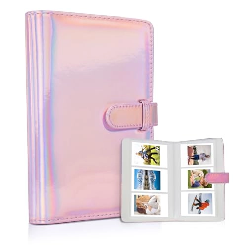 2x3" 108 Pockets Faux Leather PVC Photo Album