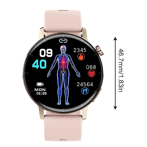 F67S - Non-Invasive Blood Glucose 1.43-Inch Screen IP67 Waterproof