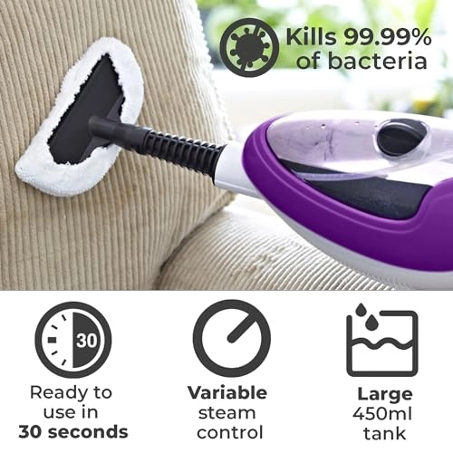 10 in 1 Hot Steam Mop Cleaner - 450 Milliliters