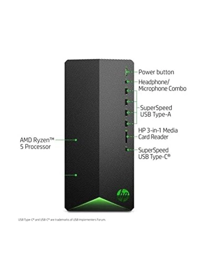Pavilion Gaming Desktop - Ryzen 5 5600G 16GB 1TB