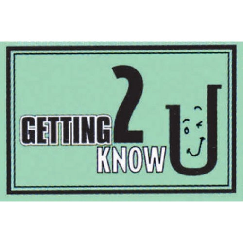 Getting 2 Know U - Card Game