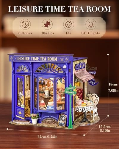DIY Miniature House Kit - Leisure Time Tea Room