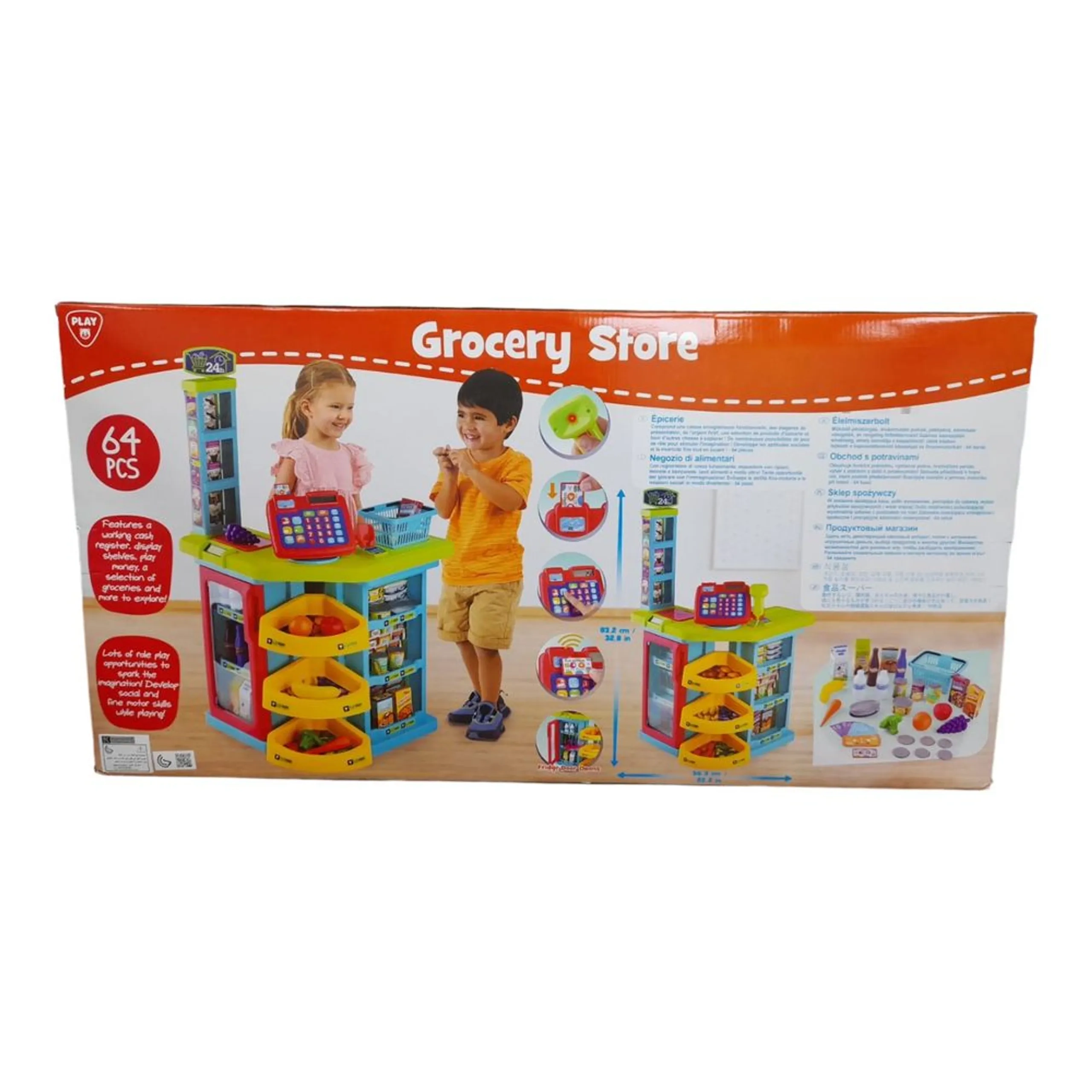 Grocery Store Toys Set - 64 pcs (2169971-3261)