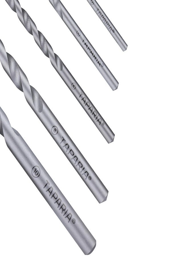 Parallel Masonary Drill Bit Set - 5 Pc 4Mm 5Mm 6Mm 8Mm 10Mm