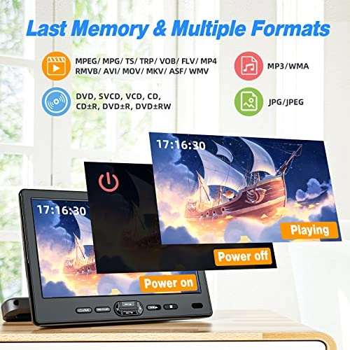 Headrest Car DVD Player - 10.5"