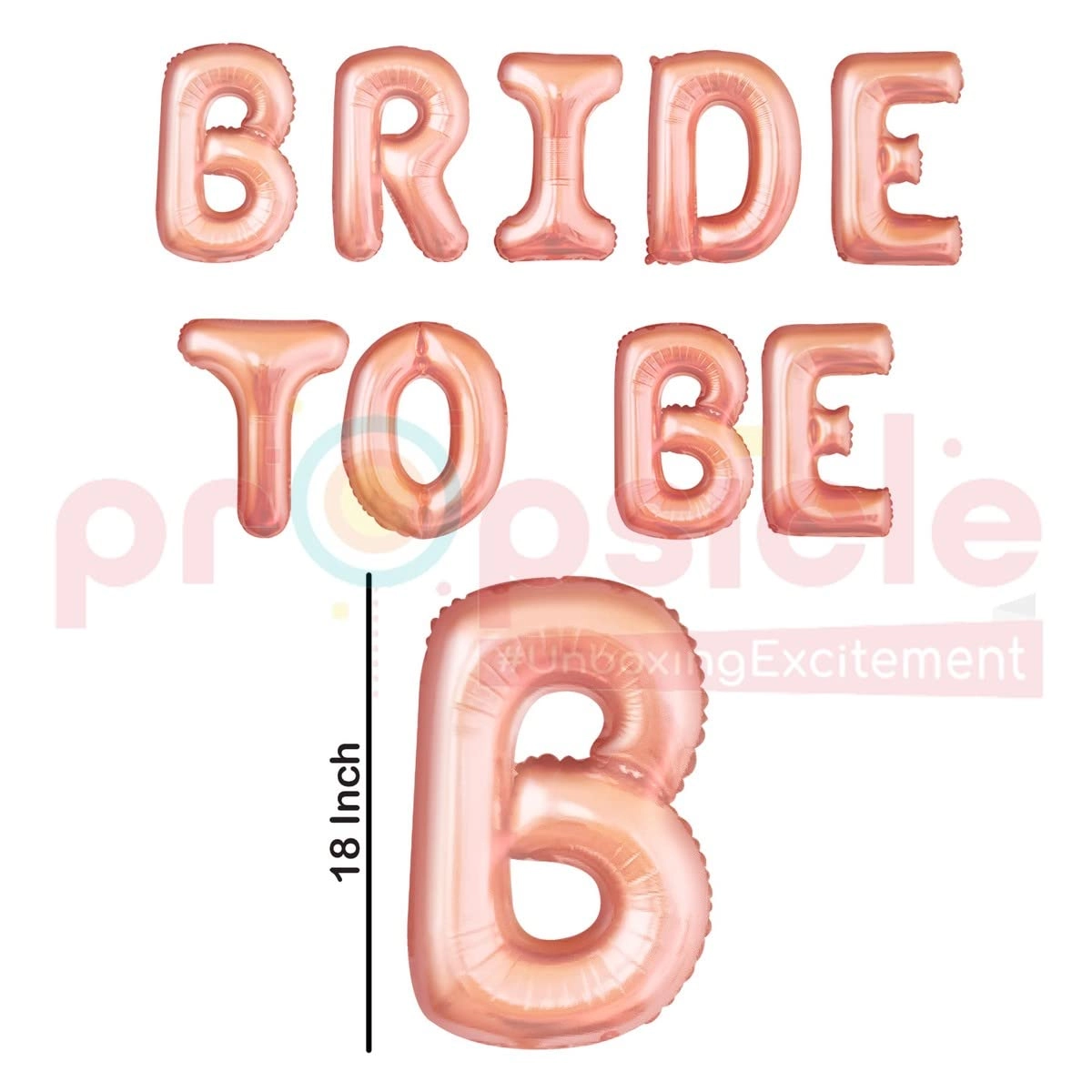 Bride To Be Letter Balloon - Pack of 9 Party Decoration