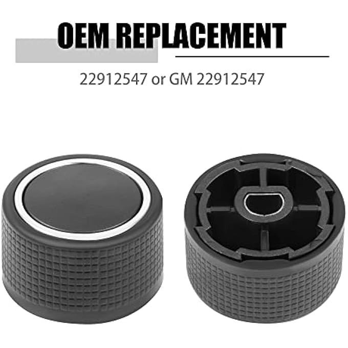 Rear Radio Volume Control Knob