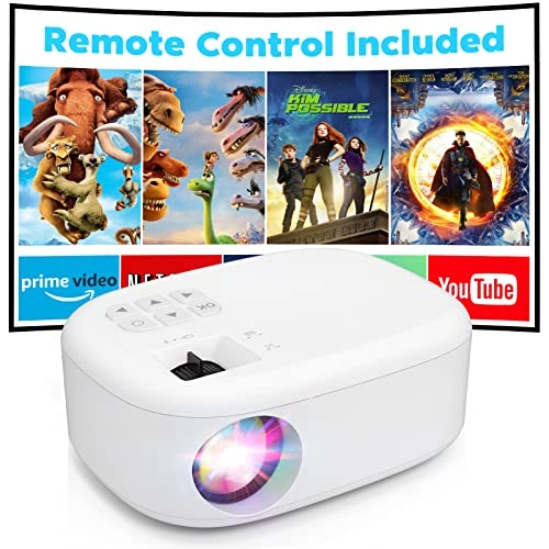 Mini Projector - 6500 Lumens 1280 x 720