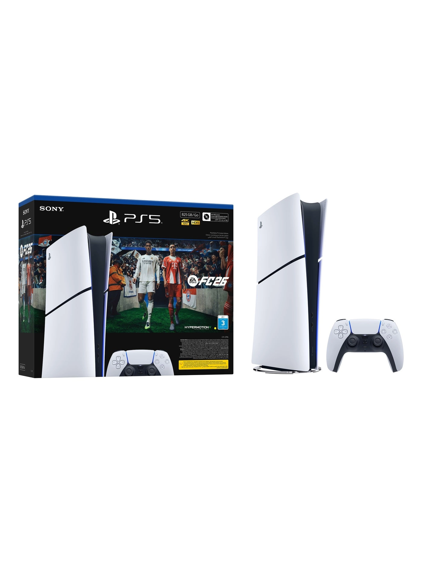 PlayStation 5 - 825 GB + EA FC 26 Voucher