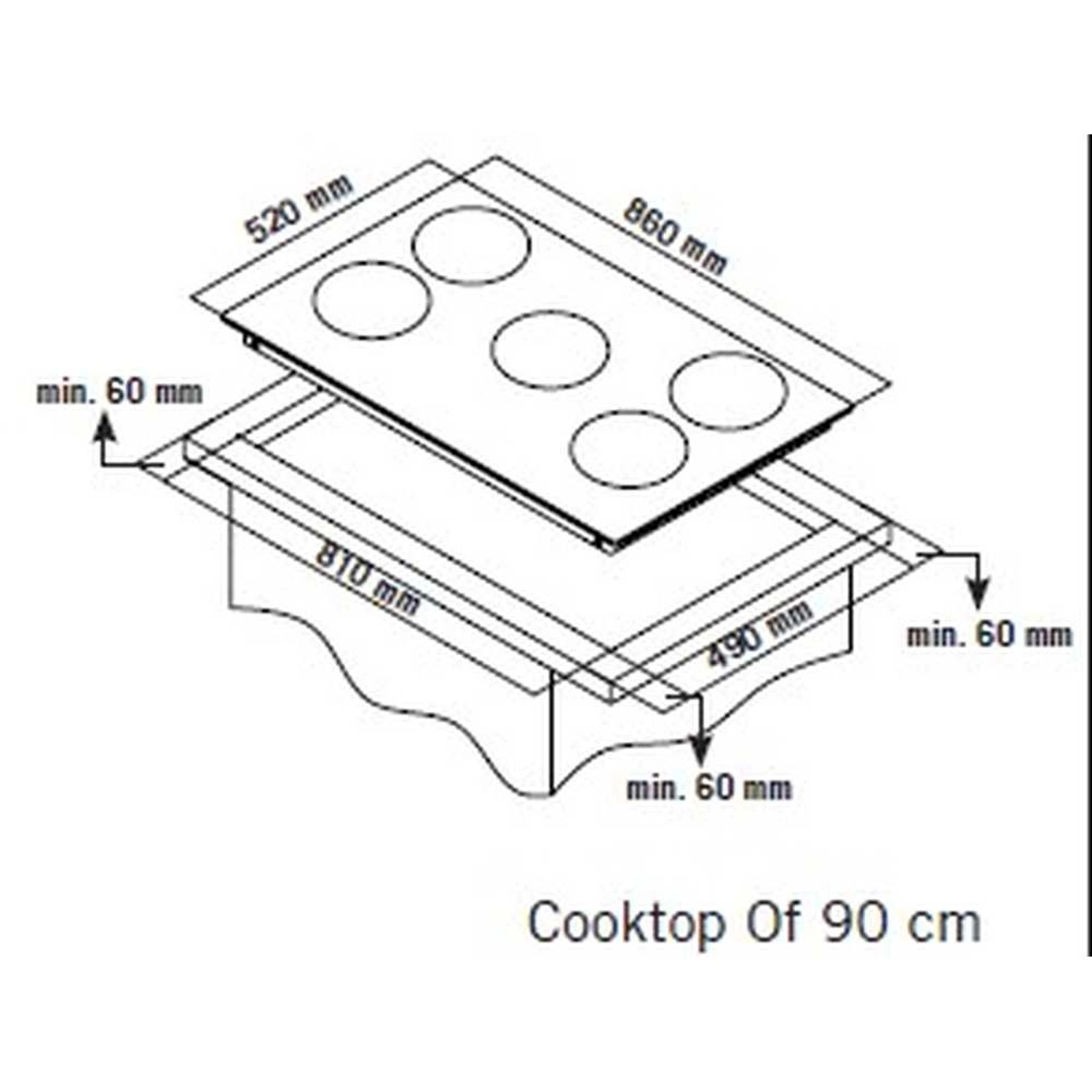 Vitro SMF9065BHVC Ceramic hob
