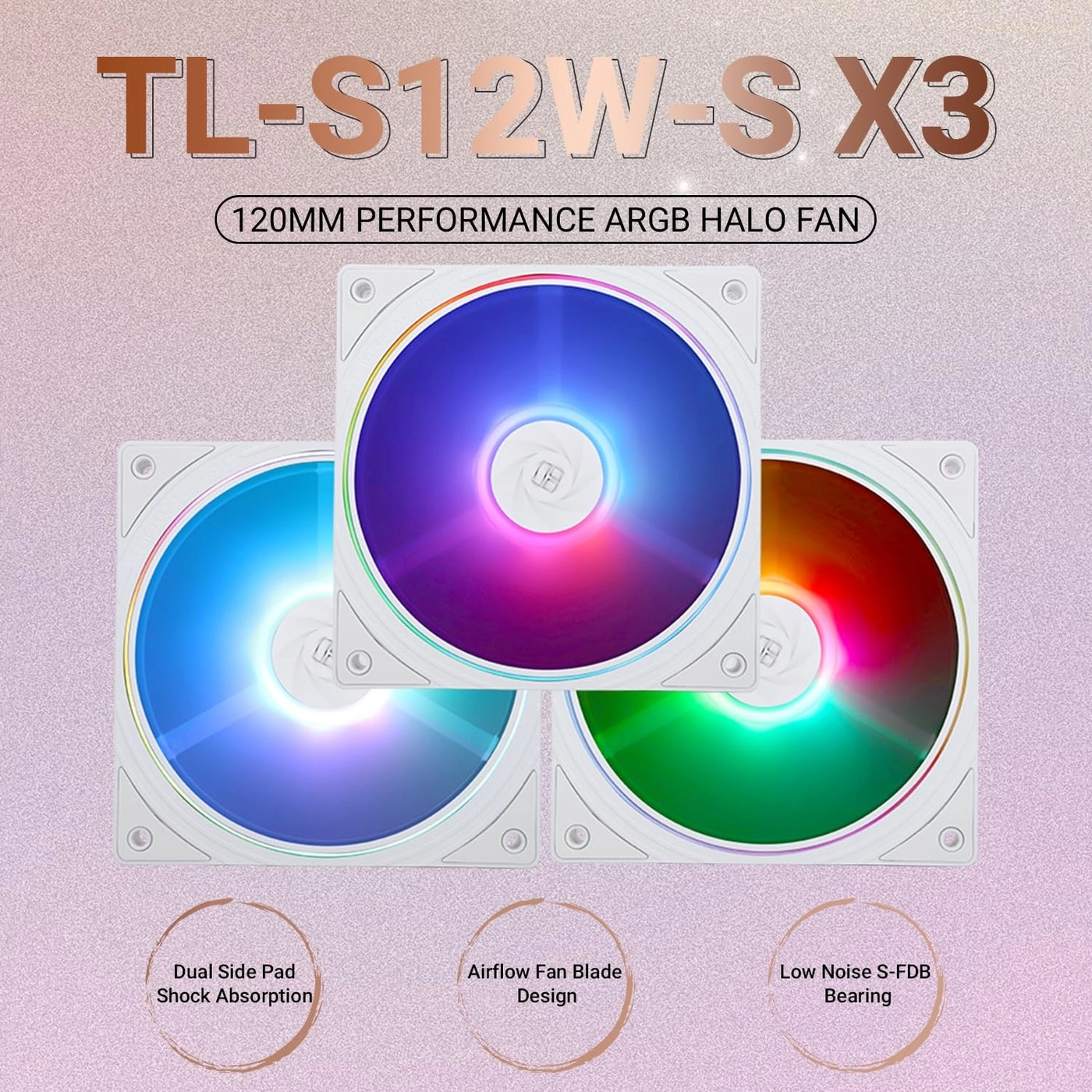 TL-S12W-S X3 - 3 Pack 120mm