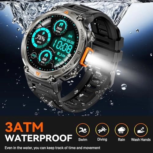 Military Smart Watch Zinc alloy GPS