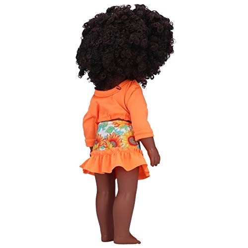 Baby Doll - 14 Inch African Orange and Yellow Flower Skirt