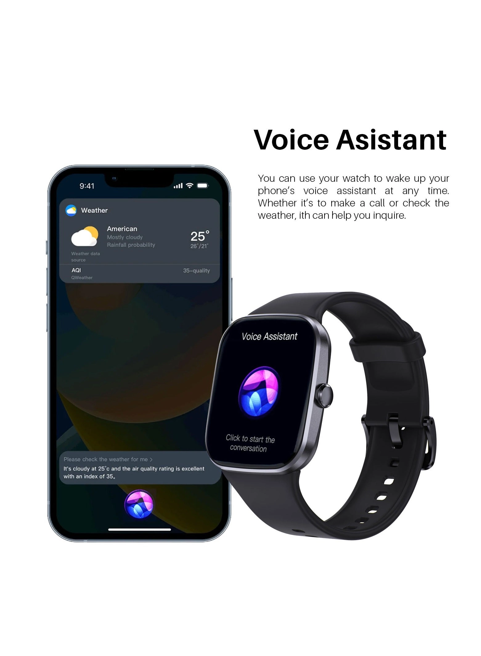 Smart Watch - 2.1 43.2mm ABS+PC