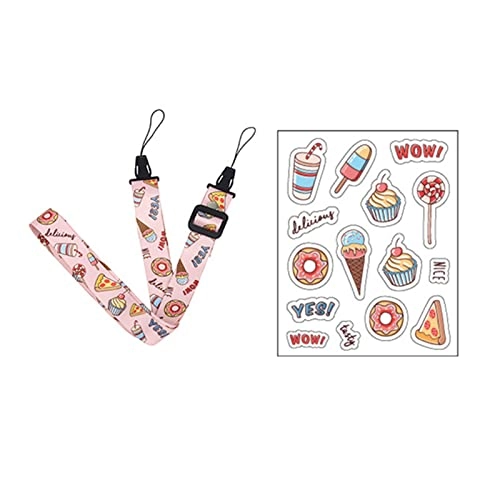 Transparent Crystal Camera Case - for Fujifilm Instax Mini 7+ + Adjustable Shoulder Strap + Stickers + Film Pocket Pictures Holder