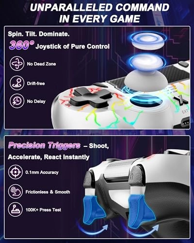 Wireless Controller - RGB WHITE