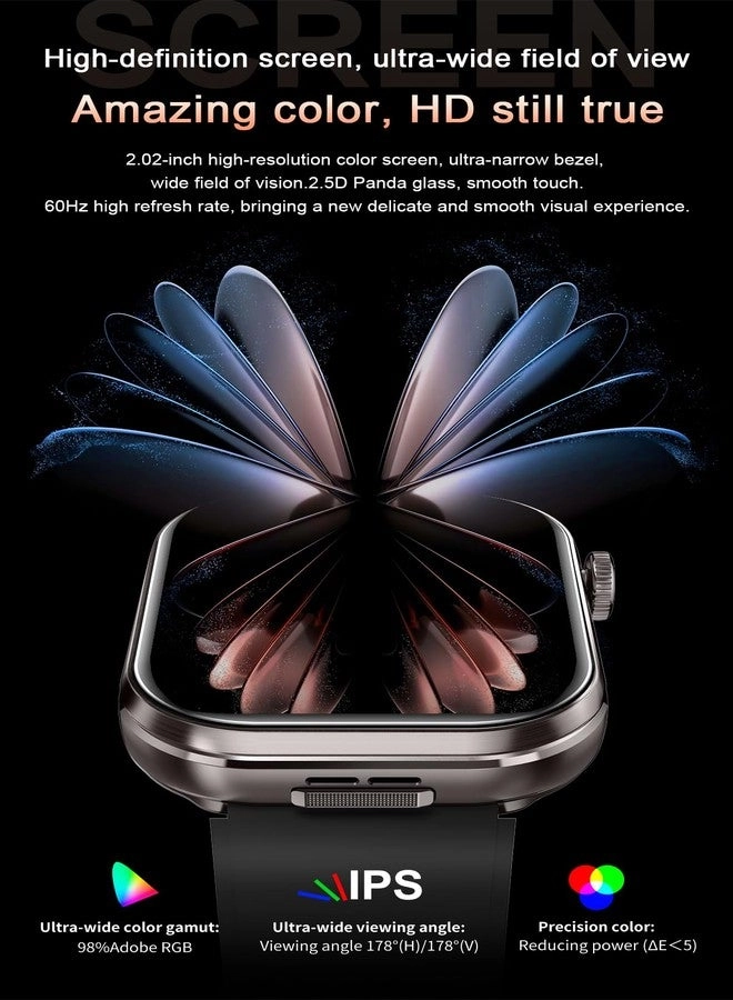 Smart Watch with Earbuds - 2.02"