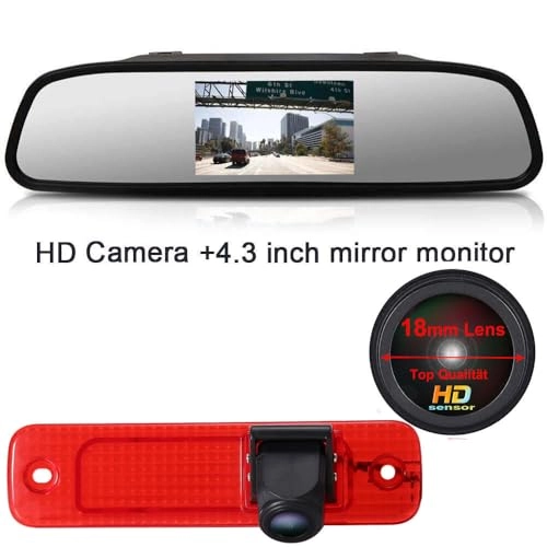 Brake Light Reversing Camera - Night vision AHD/CVBS 1280 x 720 pixels
