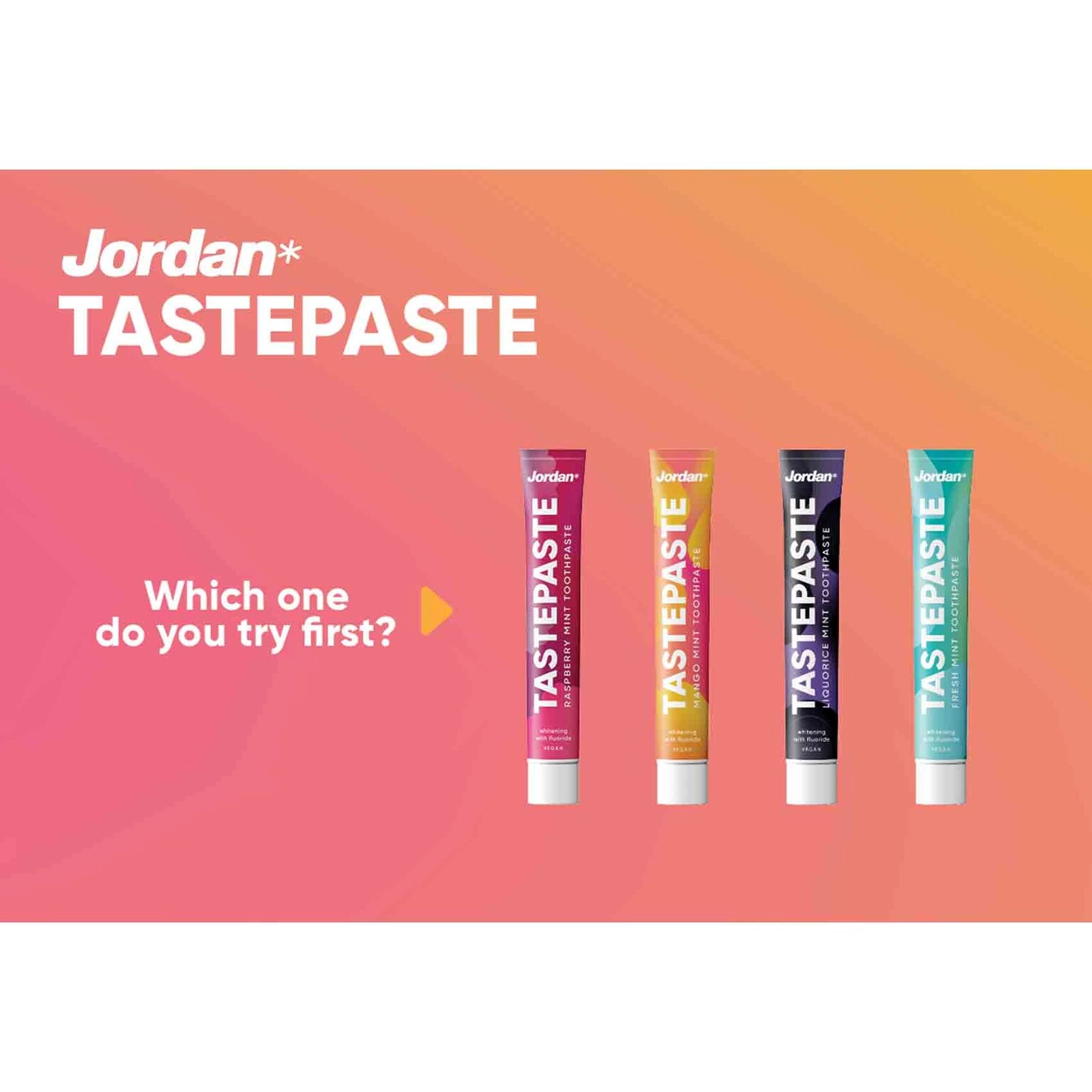 Tastepaste Mango Mint Fluoride Toothpaste 50ml x2