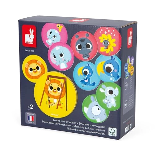 Memo Memory Game - Discovery of Emotions - 24 months and up 24 pieces