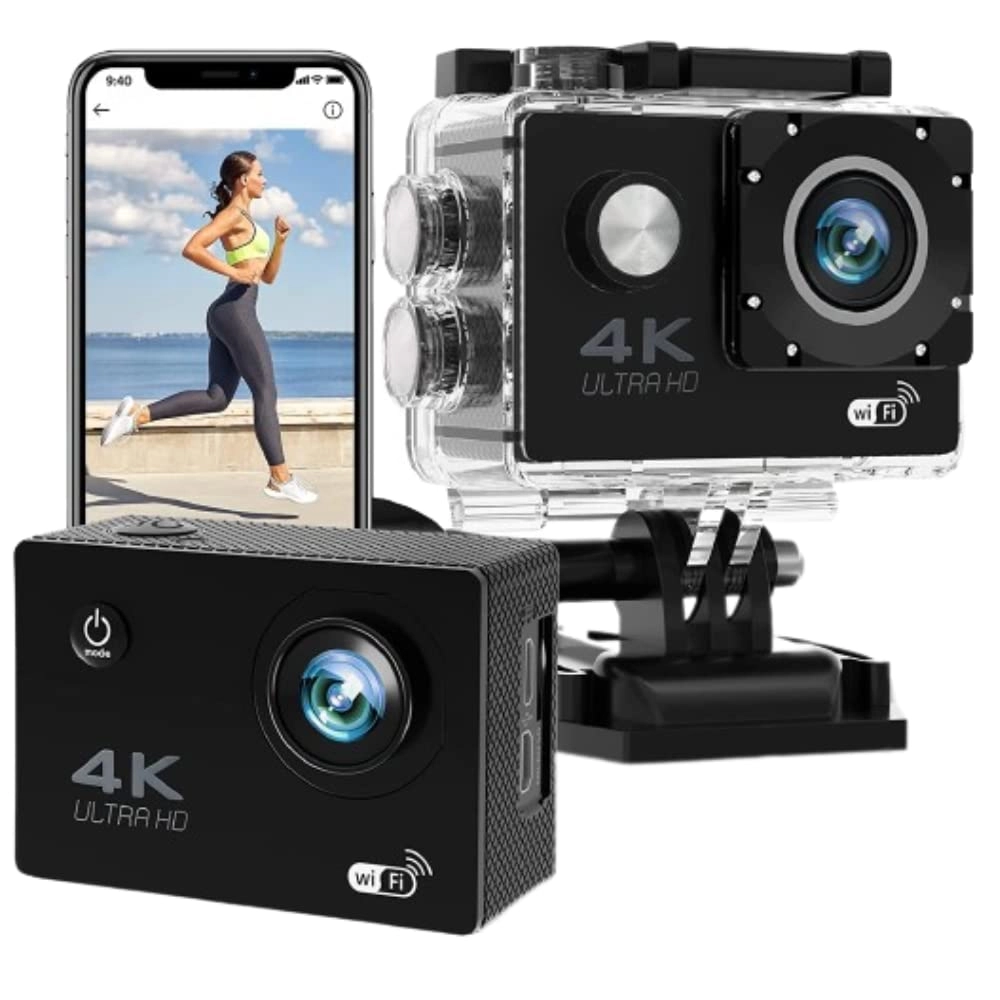 Geeta Enterprises 4K Action Camera - 120FPS