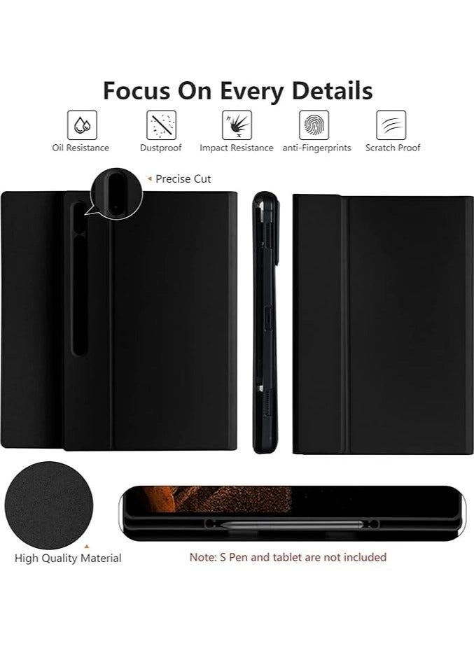 Backlit Keyboard Case with Touchpad and Pen Holder for Galaxy Tab S9 Ultra 14.6-inch (2023)