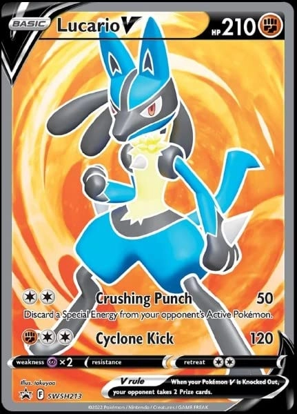 Pokémon Lucario V - SWSH213 Full Art