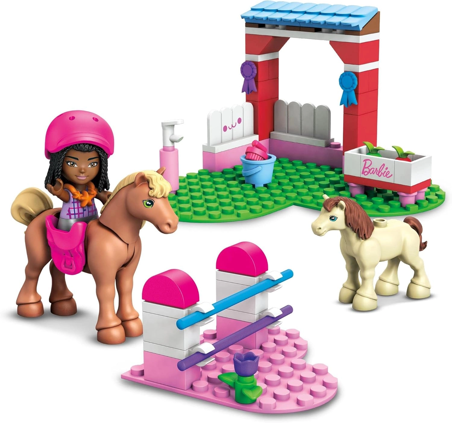 MEGA Horse Jumping - 1 Micro-Doll 1 Horse 1 Pony