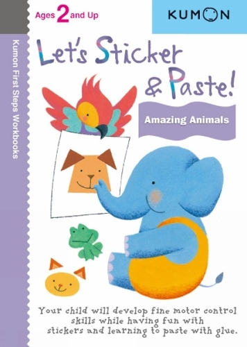 Kumon Publishing North America, Inc Amazing Animals Sticker Book 80 pcs